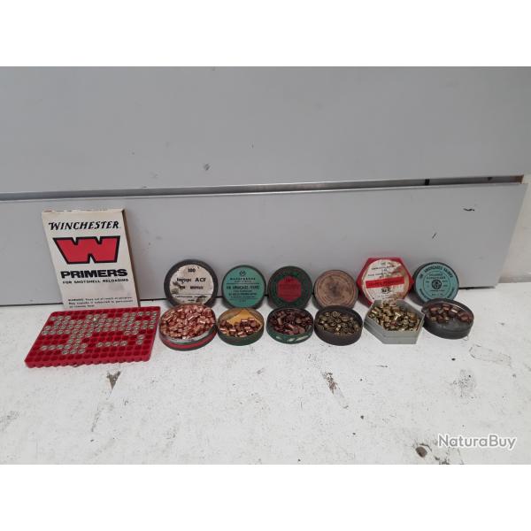Lot de 351 amorces diverses