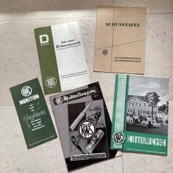 Trois magazines de la firme d'Alfred NOBEL &Co distributeur RWS + flyers publicitaires d'epoque