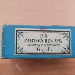 Cartouches 9 mm à broche