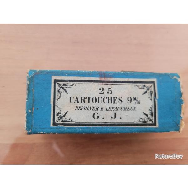 Cartouches 9 mm  broche