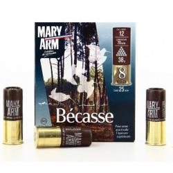 Munitions Mary Arm Bécasse 38g BG - Cal. 12 x2 boites