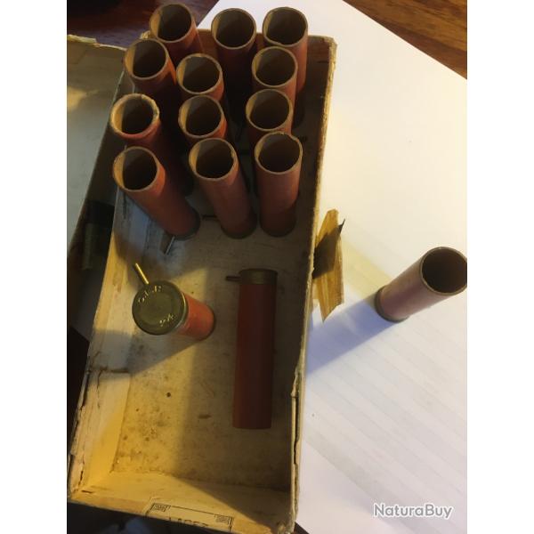 lot de douilles a broche carton, cal 24