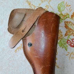 Holster cuir vintage 6,35 mm ou 7,65