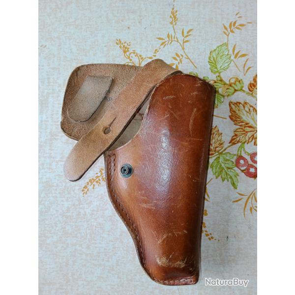 Holster cuir vintage 6,35 mm ou 7,65
