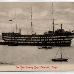 CPA - Marine - The New Training Ship " Exmouth " N°3989