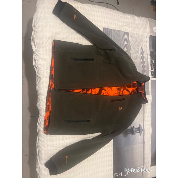 Veste chasse verney carron taille L rversible