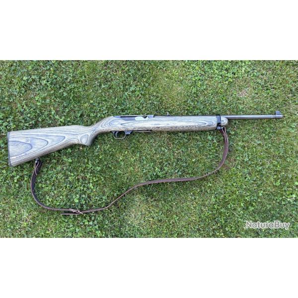 Rare carabine de traque Ruger 44 magnum, crosse boyds lamelle colle