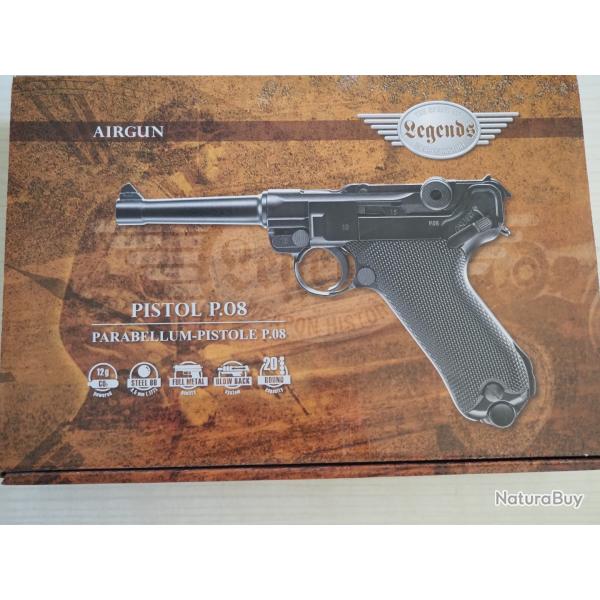 Airgun P.08 Luger 4,5 BB