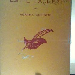 Un meurtre est-il facile par Agatha Christie - Librairie des champs Elyssés -