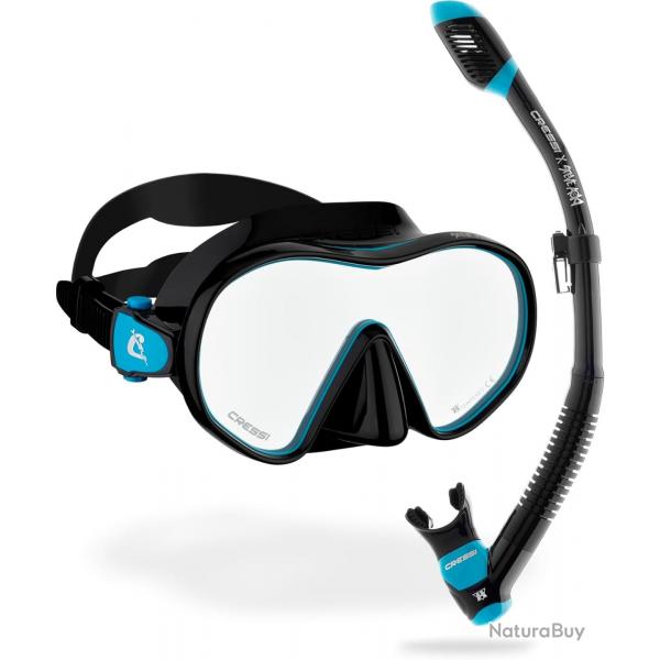 CRESSI Hiroquest Limited Edition Adult Mask & Snorkel Set Snorkeling Masque Mixte