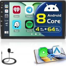 Autoradio Android 13 4Go+64Go pour Seat Ibiza 2009-2013 avec sans Fil Carpaly&Android Auto& MirrorLi