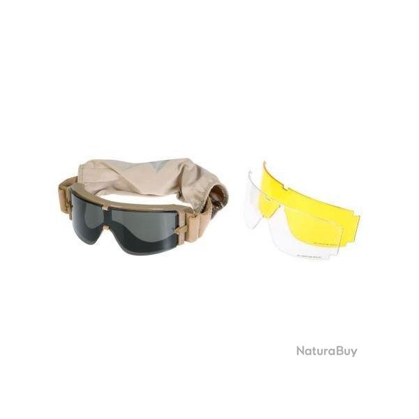 Masque Protection GX-1000 (101 Inc) Dsert Transparent / Jaune / Fum