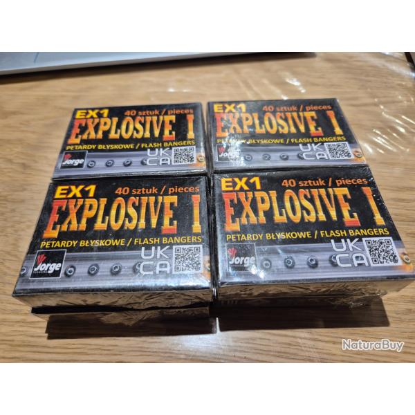 Lot 8 boites de 40 Petards Polonais Explosive 1
