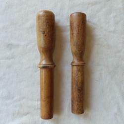 Lot de 2 bourroirs anciens en calibre 16.