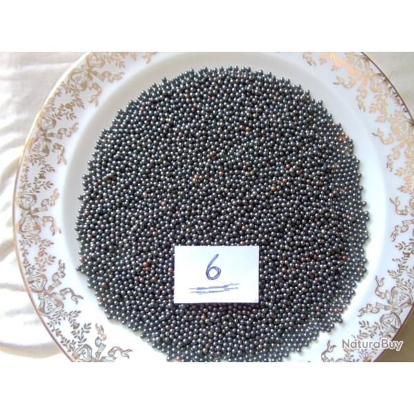 lot de 3 kilos de grenaille de plomb durci n6.