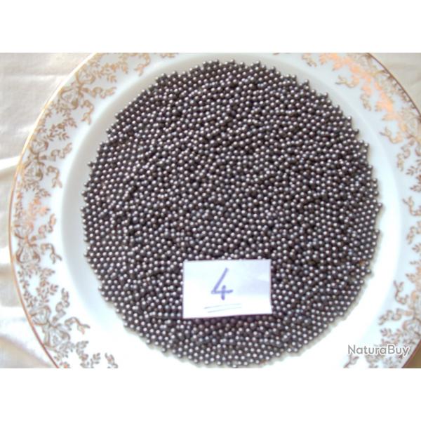 lot de 3 kilos de grenaille de plomb durci n4.