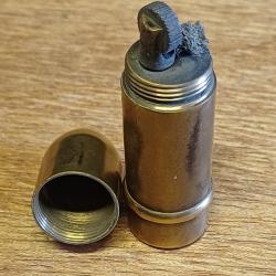 Très beau briquet de poilu - art de tranchée WW1 - douille laiton