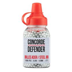 Billes Acier Concorde Defender Cal. 4,5 mm x 1500 - Précision et Puissance - Recharge Fiable pour Ti