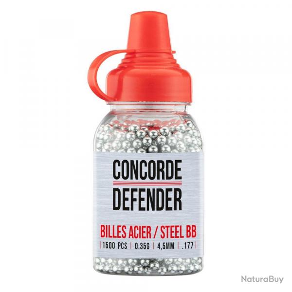 Billes Acier Concorde Defender Cal. 4,5 mm x 1500 - Prcision et Puissance - Recharge Fiable pour Ti