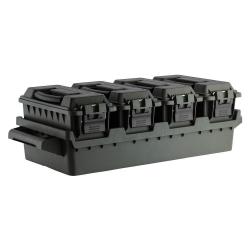 Set 4 Caisses à Munitions FOT - .30 Calibre - Bac de Transport Inclus - Organisation et Protection O
