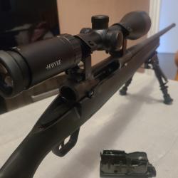 Savage Axis cal .308 Win avec étui, lunette Hawke et munitions