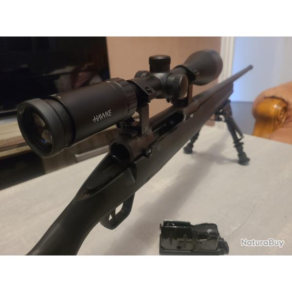 Savage Axis cal .308 Win avec tui, lunette Hawke et munitions