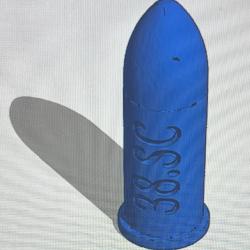 Cartouche factice de manipulation (3D) calibre 38 Short Colt