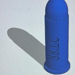 Cartouche factice de manipulation (3D) calibre 38 Long Colt