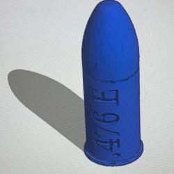 Cartouche factice de manipulation (3D) calibre 44SW (Smith & Wesson)