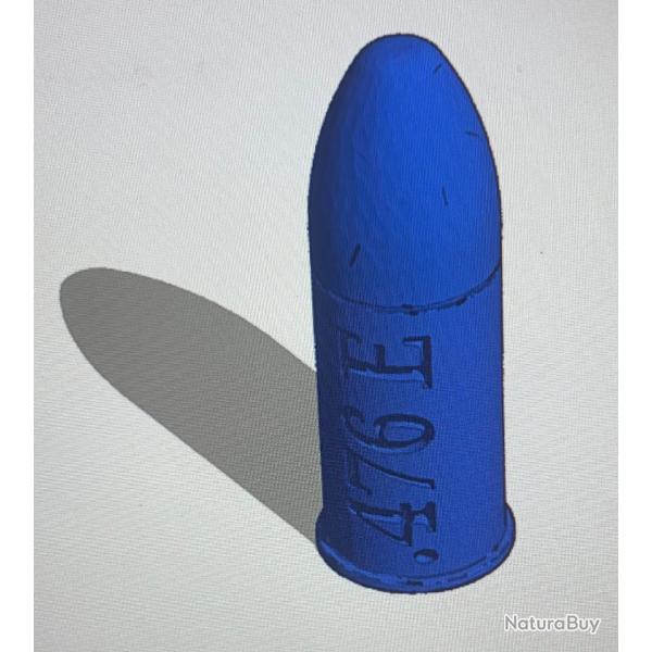 Cartouche factice de manipulation (3D) calibre 44SW (Smith & Wesson)