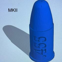 Cartouche factice de manipulation (3D) calibre 455 Mk.II