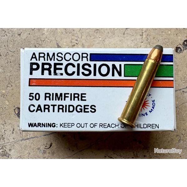 50 MUNITIONS 22 MAGNUMS 40 GRS SOFT POINT semi blinde spcial chasse armscor precision