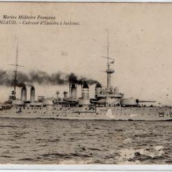 CPA- Marine Militaire Francaise - " VERGNIAUD " Cuirasse dEscadre a turbines  N°4004
