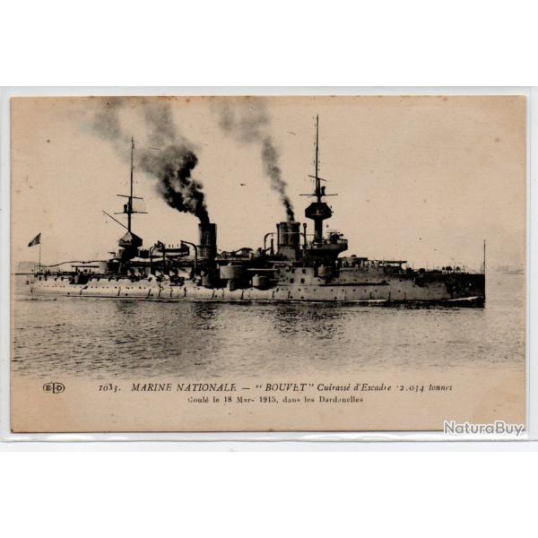 CPA- Marine NATIONALE  -  " BOUVET "  Cuirasse d'Escadre N4006