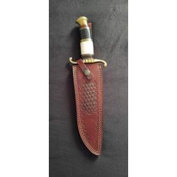 Bowie  lame damas fourreau cuir