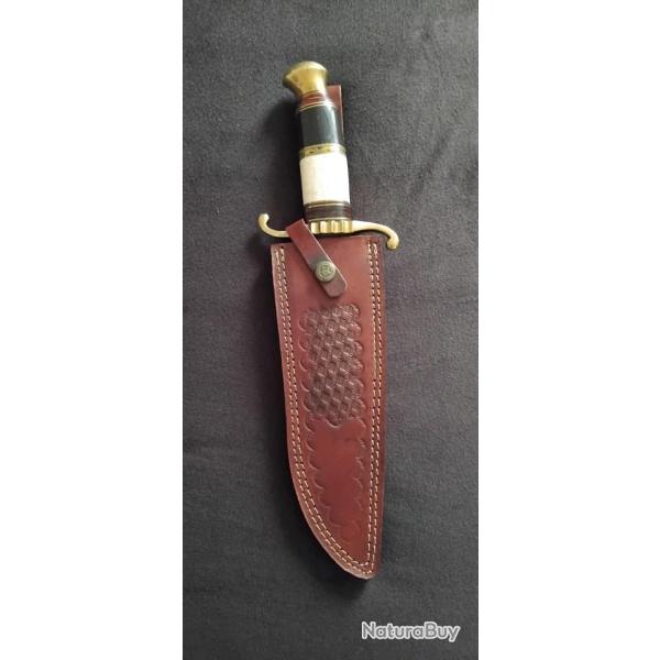 Bowie  lame damas fourreau cuir