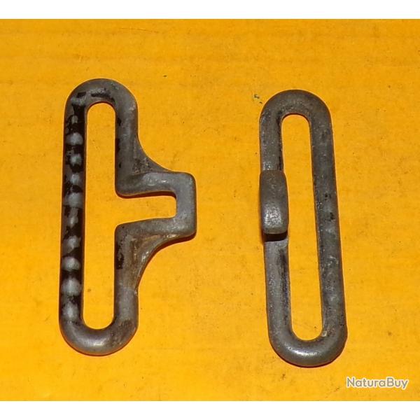 ARMEE AMERICAINE U.S : BOUCLE ATTACHE POUR CEINTURON  US WWII EN ALUMINIUM   , BON  ETAT VOIR PHOTOS