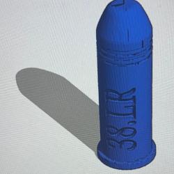 Cartouche factice de manipulation (3D) calibre 38LR (38 Long Rimfire)
