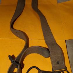 SANGLE POUR SAC A OUTILS DE MONTEUR DE LIGNES DE L'ARMEE FRANCAISE  , BON ETAT  VOIR PHOTOS . POUR T