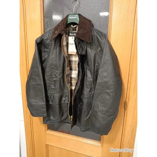 Barbour Bedale Wax Jacket XS Sage Green