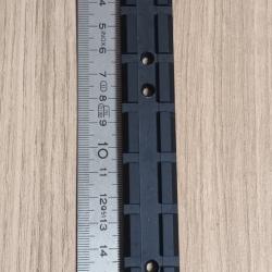 Rail Picatinny pour montage 22mm Longueur 17cm
