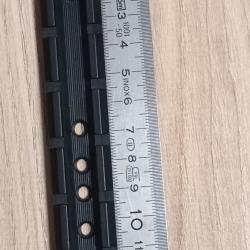 Rail Picatinny pour montage 22mm Longueur 12,7cm