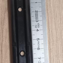 Rail Picatinny pour montage 22mm Longueur 8cm