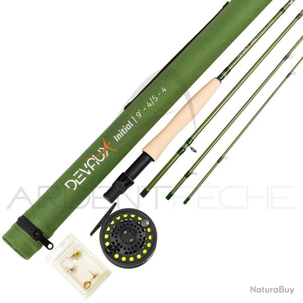Canne  mouche DEVAUX prt  pcher Kit Initial 9' soie 4/5