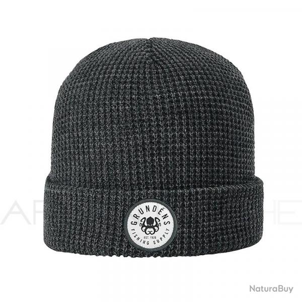Bonnet GRUNDENS Kracken waffle beanie Heather charcoal
