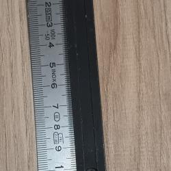 Rail pour montage collier 11mm Longueur 11,5cm