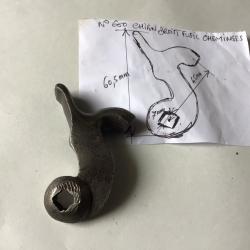 VENDU PAR LE-CUIRASSIER N°600 CHIEN DROIT DE FUSIL À CHEMINEES