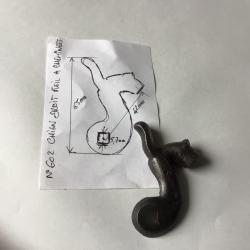 VENDU PAR LE-CUIRASSIER N°602 CHIEN DROIT DE FUSIL À CHEMINEES