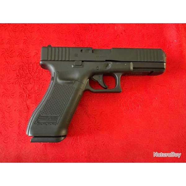 Pistolet  billes d'acier CO2 4,5 mm - GLOCK 17 GEN5