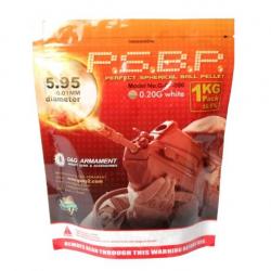 BILLES 0.20G PERFECT EN SACHET DE 1KG "G&G Armament"